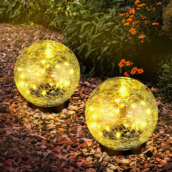 30LED Outdoor Solar Powered Garden Lights Waterproof Low Voltage Solar Lights for Porch Yard Halloween Decorations